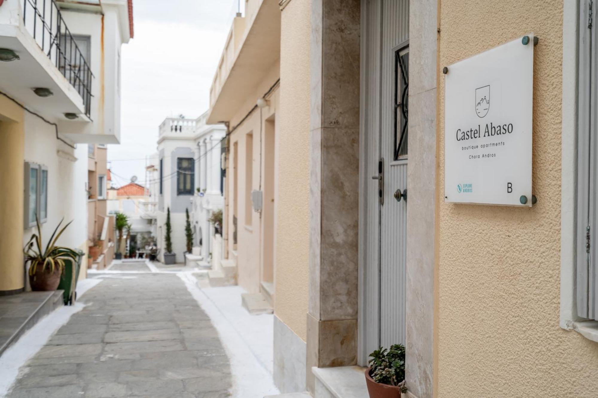 Castel Abaso Boutique Apartments By Explore Andros Экстерьер фото